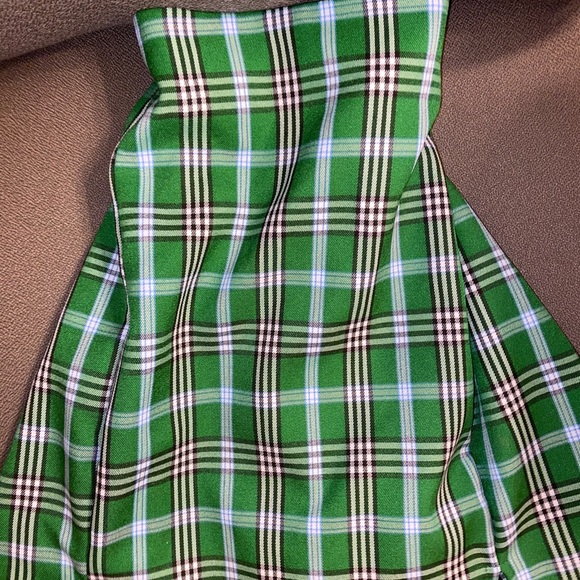 Green plaid skirt - Picture 2 of 2